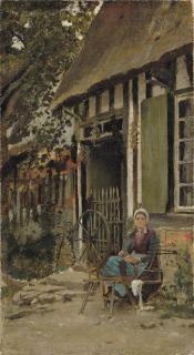 Theodore Robinson - Spinning