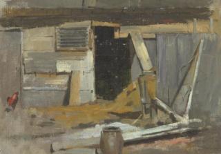 Theodore Robinson - The Barn Door