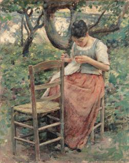 Theodore Robinson - The Seamstress
