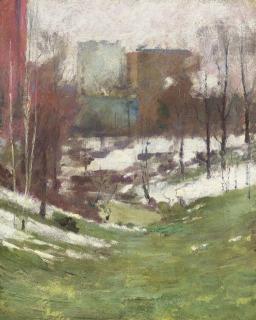 Theodore Robinson - Winter in New York City