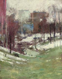 Theodore Robinson - Winter in New York City