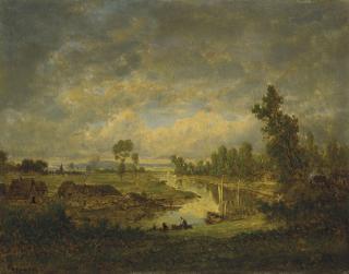 Théodore Rousseau - Bords de l\'Oise