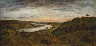 Théodore Rousseau - La Valleé de la Seine: The river Seine near Vernon