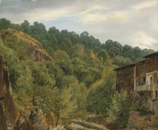Théodore Rousseau - Paysage D\'Auvergne