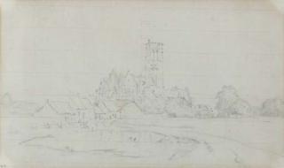 Théodore Rousseau - Une Cathédrale ruinée