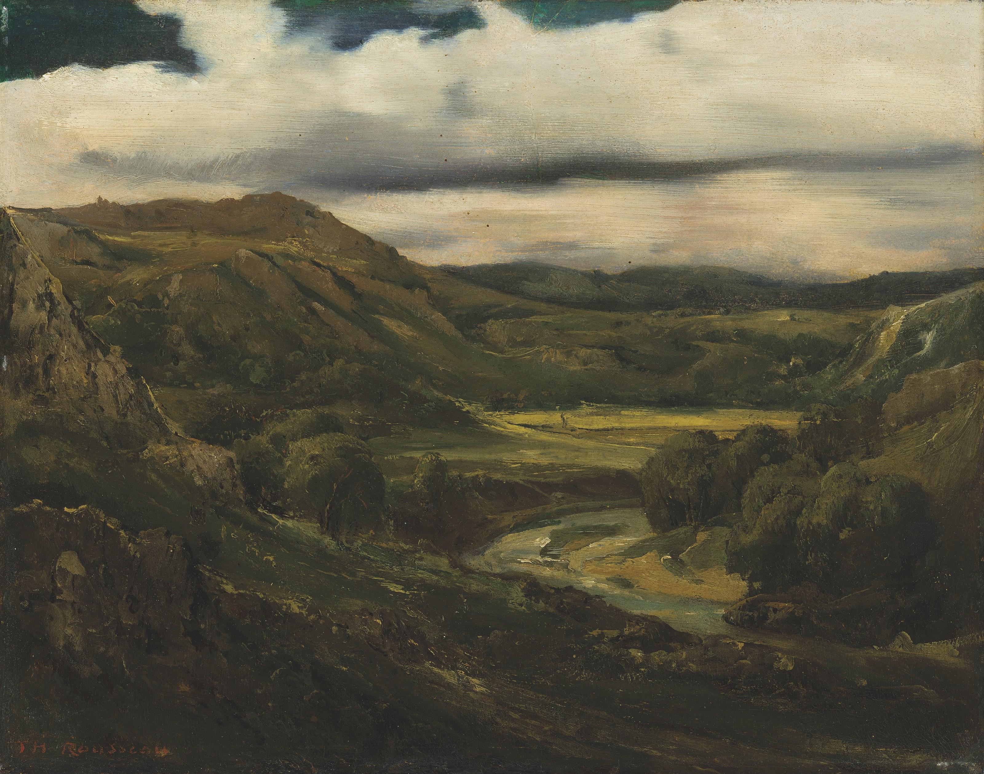 Théodore Rousseau - Vallée et montagnes d\'Auvergne