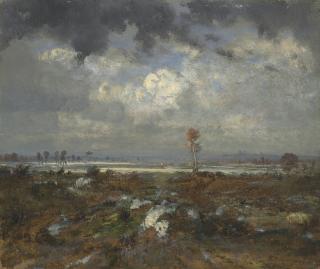 Théodore Rousseau - Vue sur les collines de Montmartre