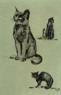 Théodore Stravinsky - Poussy Chat Noir