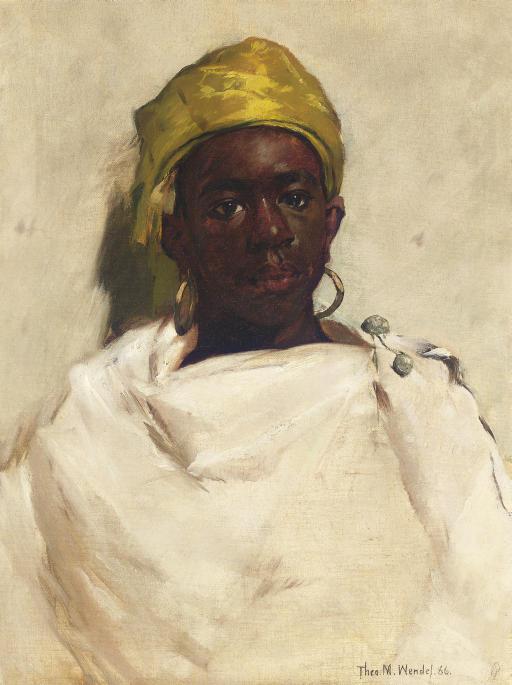 Theodore Wendel - Portrait of a Moroccan Youth
