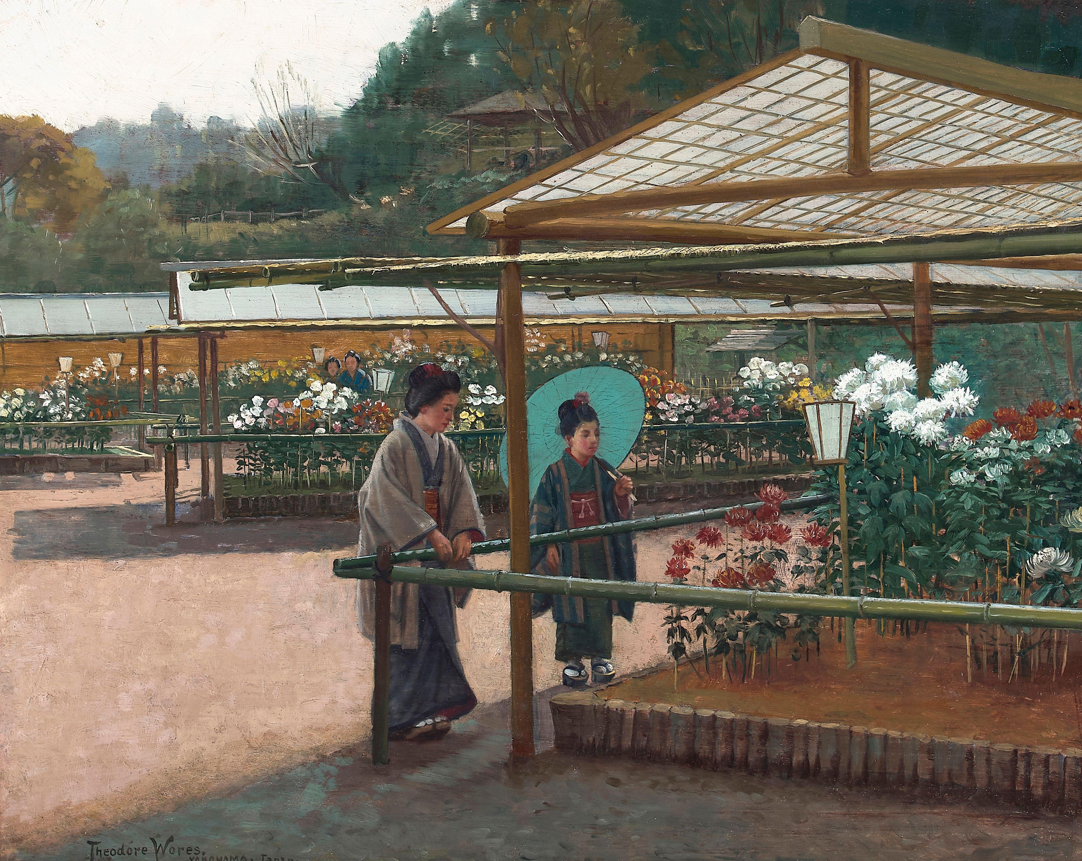 Theodore Wores - A Chrysanthemum Show