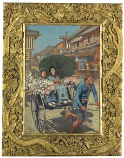 Theodore Wores - American The Return From The Cherry Grove, Tokyo