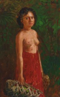 Theodore Wores - Fruit Seller, Samoa