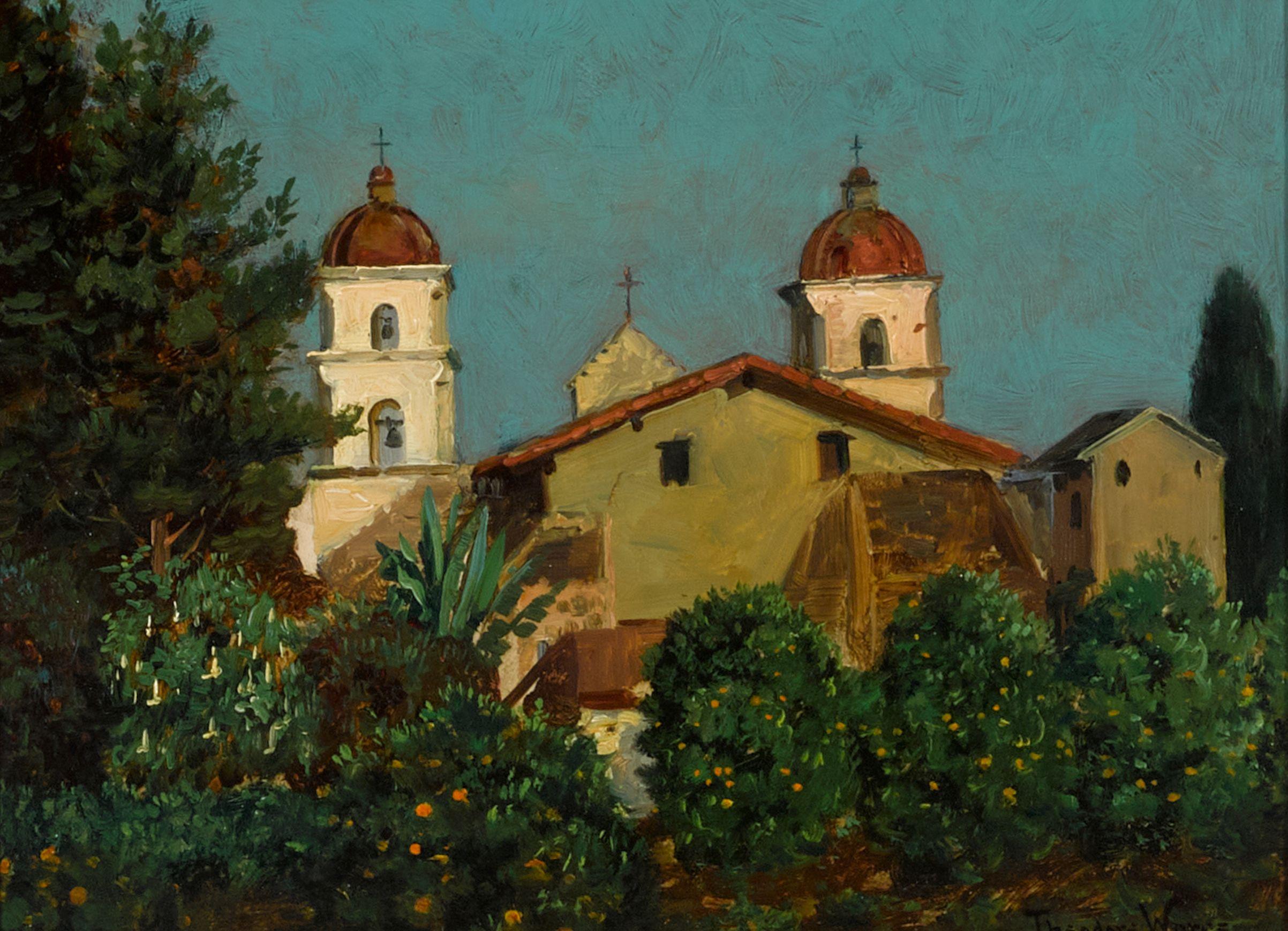 Theodore Wores - The Mission Church, Santa Barbara