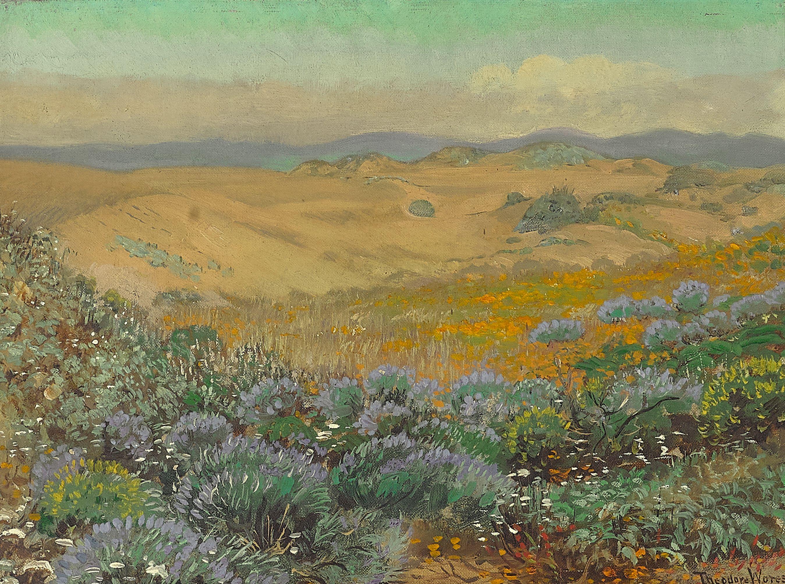 Theodore Wores - The Wildflowers of the Sand Dunes, San Francisco