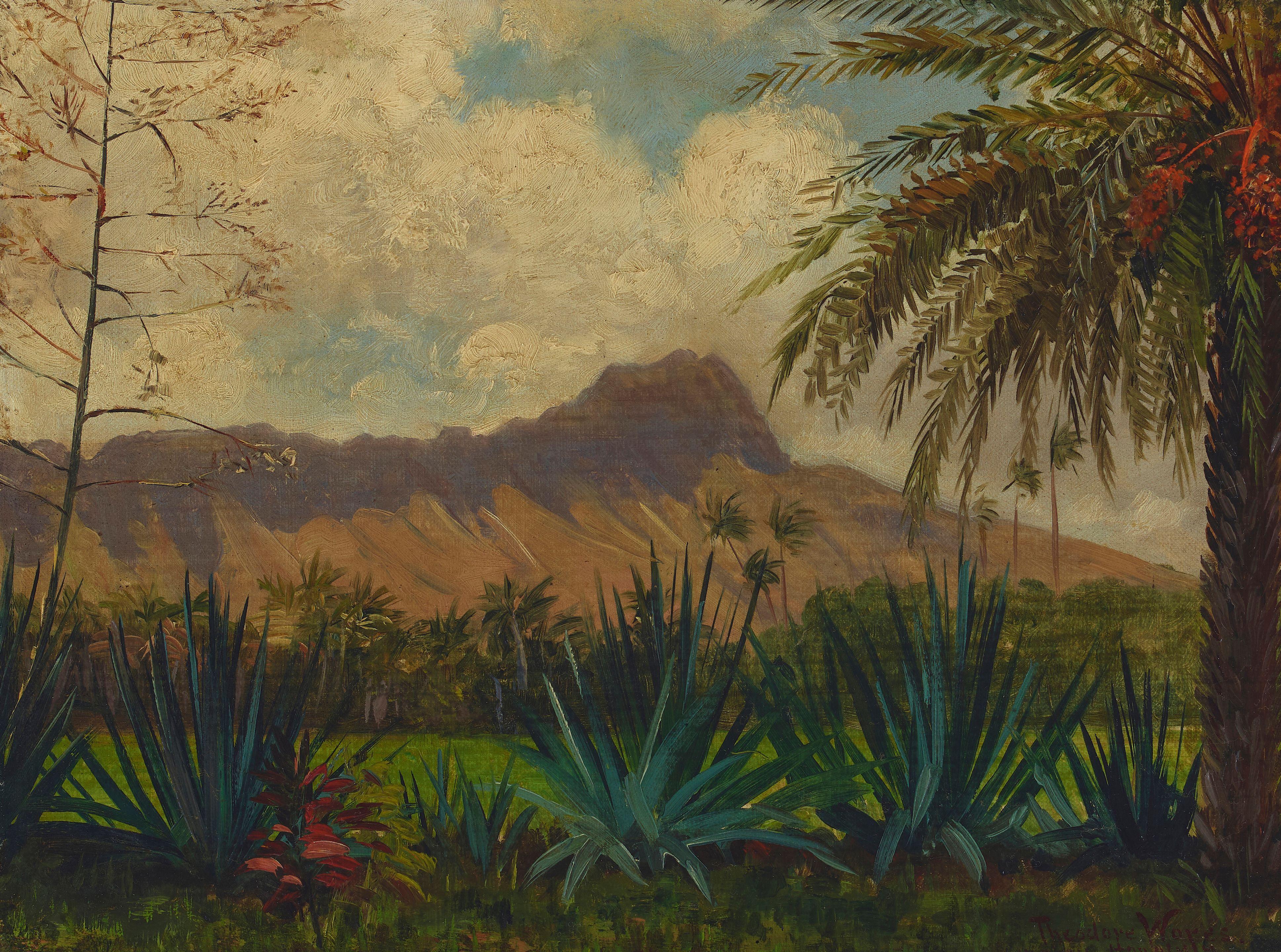 Theodore Wores - View of Diamond Head (Ainahau)