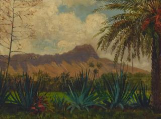 Theodore Wores - View of Diamond Head (Ainahau)
