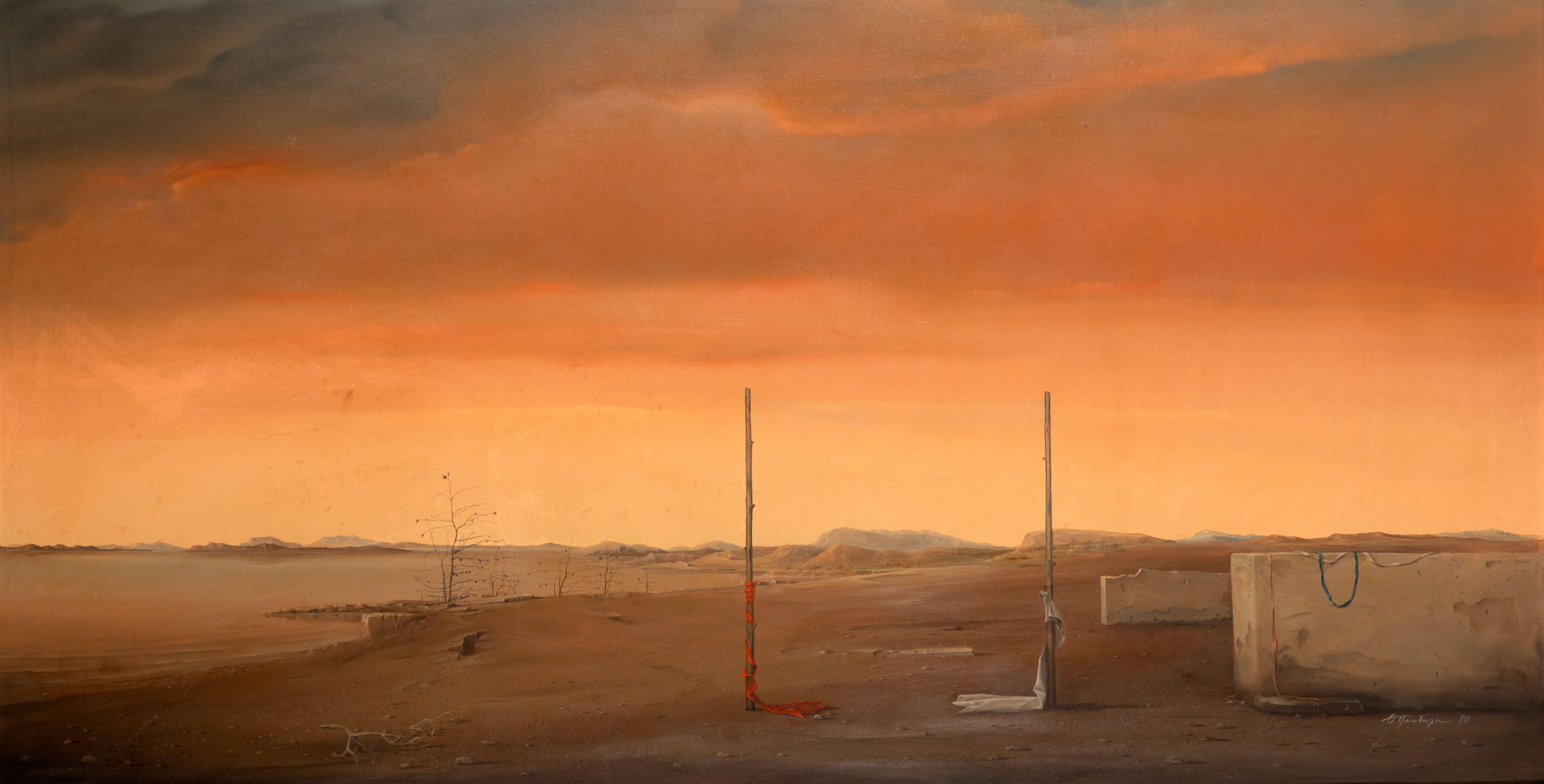 Theodoros Panteleon - Paysage surréaliste