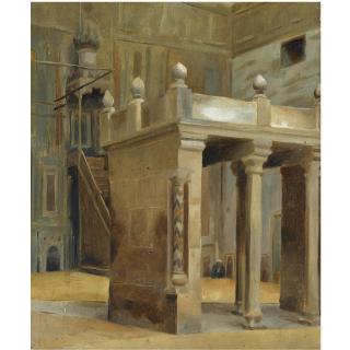 Theodoros Ralli - Greek Interior Of A Mosque, Cairo