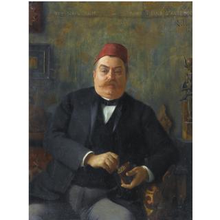 Theodoros Ralli - Greek Portrait Of The Nubar Pasha