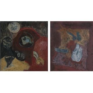 Theodoros Stamos - I. Echinoids Ii. Untitled