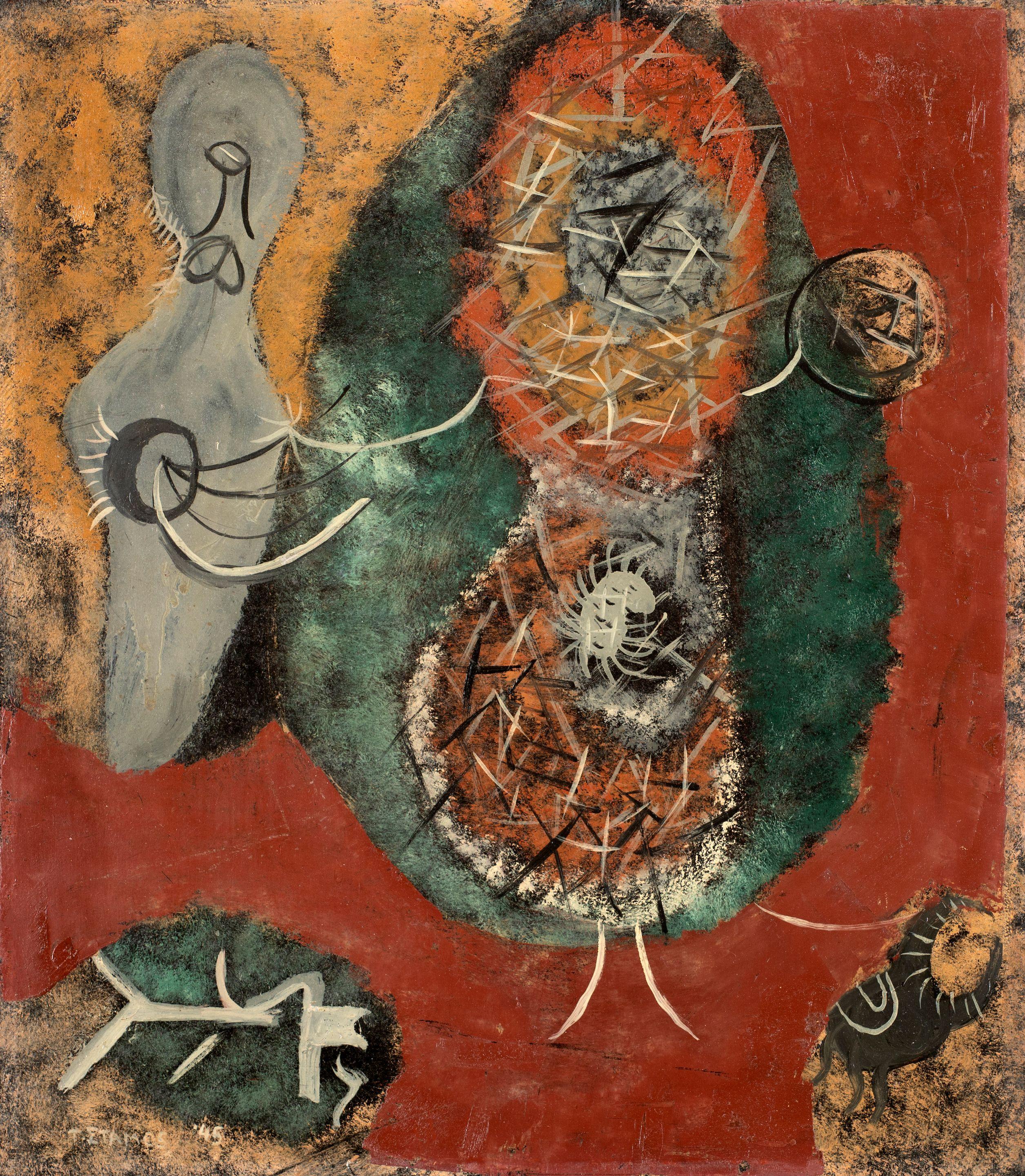 Theodoros Stamos - Oeuf du monde