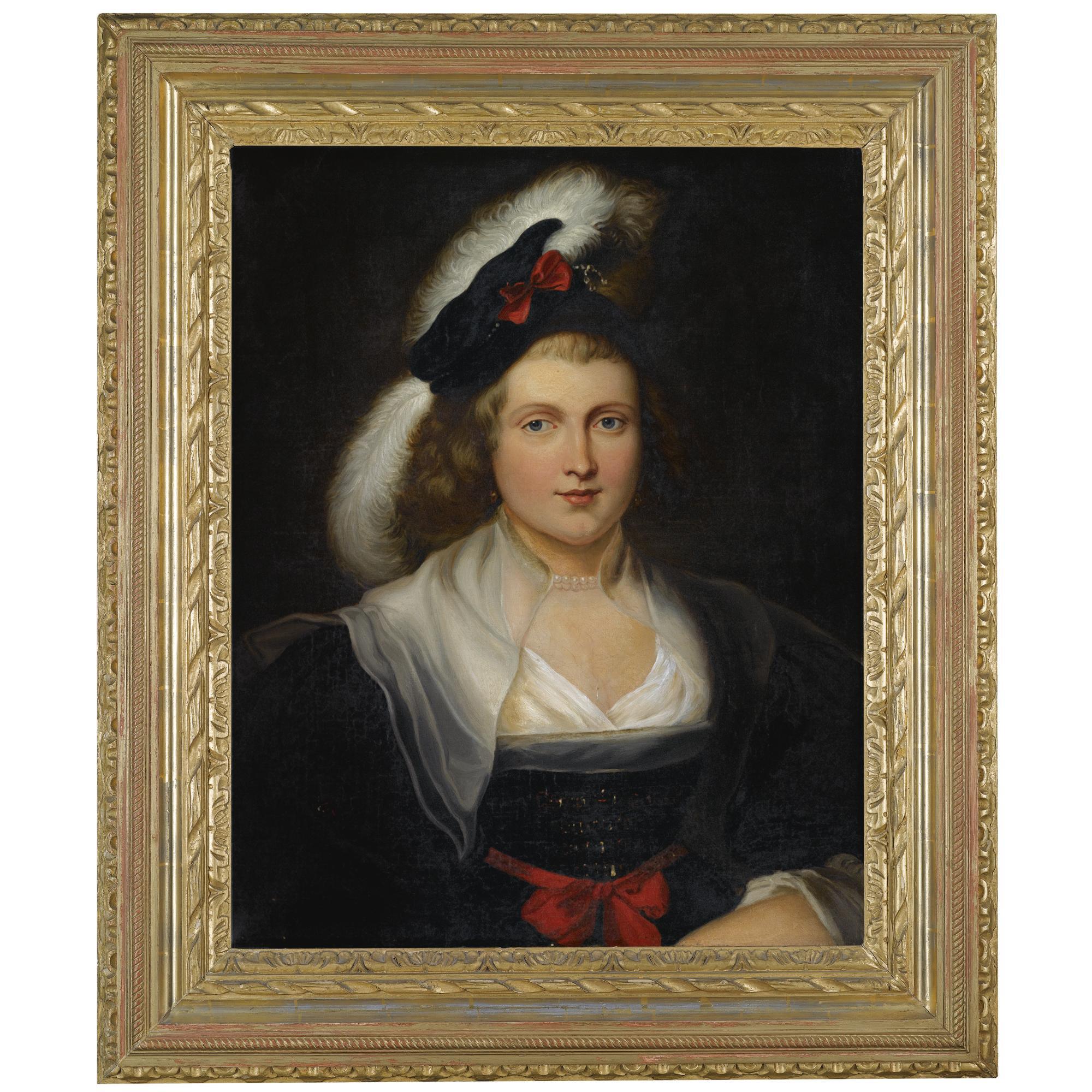 Theodoros Vryzakis - Greek Portrait Of Helene Fourment