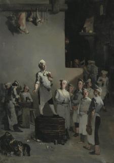 Théodule Augustin Ribot - La fête du chef