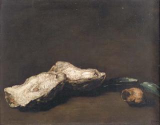 Théodule Augustin Ribot - Nature morte aux huitres