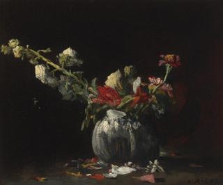 Théodule-Augustin Ribot - Still Life With Flowers