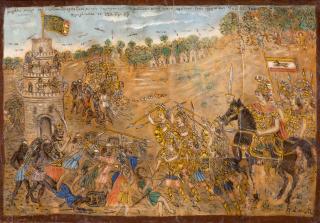 Theofilos Hadjimichael - Alexandre le Grand au combat
