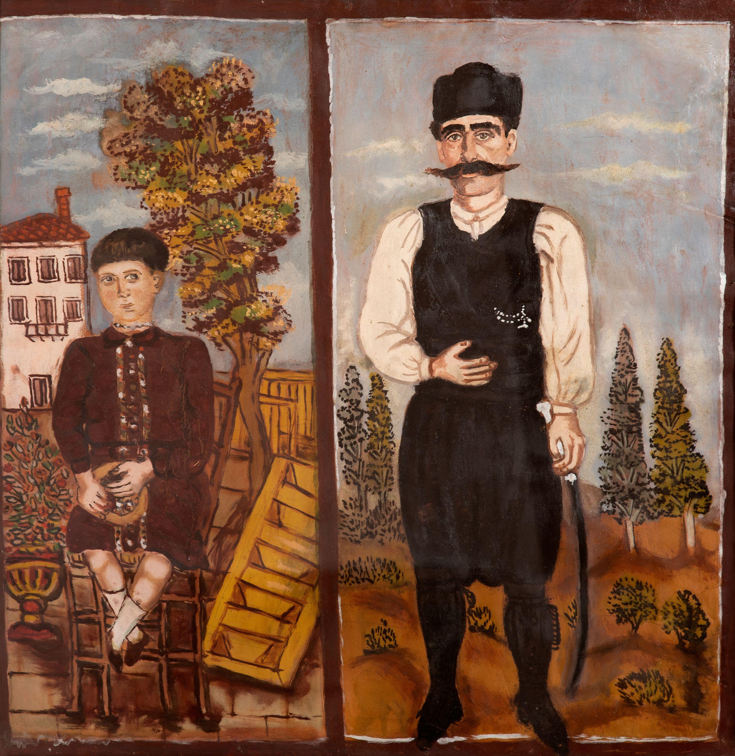 Theofilos Hadjimichael - Homme de Lesvos et fille