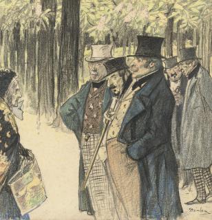 Théophile Alexandre Steinlen - A Fancy Encounter