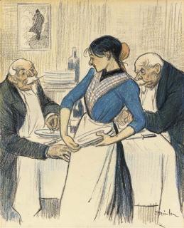Theophile-Alexandre Steinlen - Bon appetit