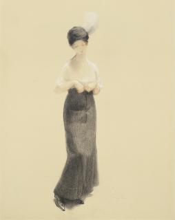 Théophile Aléxandre Steinlen - Elégante
