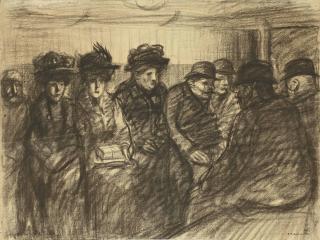 Théophile Aléxandre Steinlen - Intérieur De Tramway