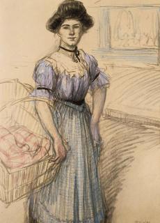 Théophile Alexandre Steinlen - La blanchisseuse