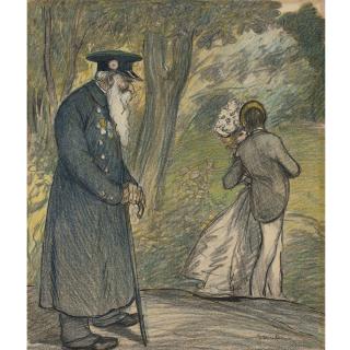 Théophile Alexandre Steinlen - L\'Amour Au Vert