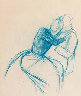 Théophile Alexandre Steinlen - Les Amants