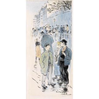 Théophile Alexandre Steinlen - Les Gamins Des Rues The Street Roamers