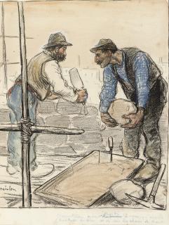Théophile Alexandre Steinlen - Les Maçons