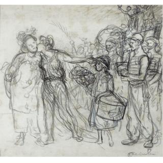 Théophile Alexandre Steinlen - Les Noces