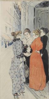 Theophile Alexandre Steinlen - Les rues amoureuses