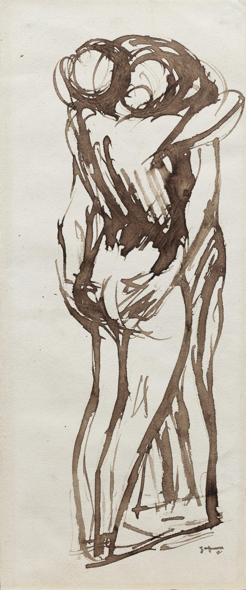 Théophile Alexandre Steinlen - L\'Etreinte