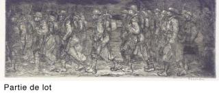 Theophile Alexandre Steinlen - Marche de Nuit