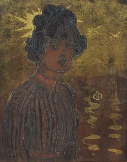 Theophile Alexandre Steinlen - Portrait De Femme