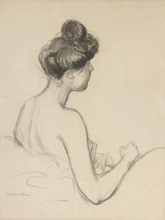 Théophile Alexandre Steinlen - Portrait D\'Un Modèle