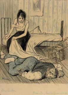 Théophile-Alexandre Steinlen - Remords