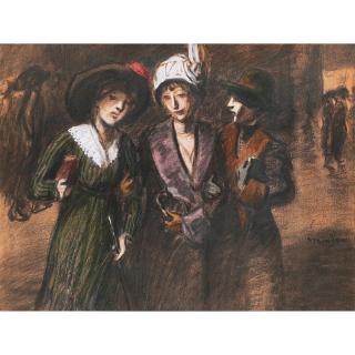 Théophile Alexandre Steinlen - Trois Femmes Three Women