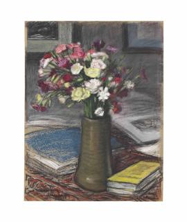 Théophile Alexandre Steinlen - Vase de fleur