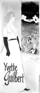 Theophile-Alexandre Steinlen - Yvette Guilbert (de Cruzat 493)